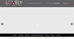 Desktop Screenshot of lovelylashes4u.com